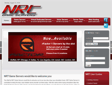 Tablet Screenshot of nrtservers.com